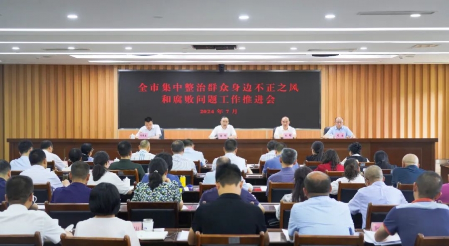 全市集中整治群众身边不正之风和腐败问题工作推进会召开