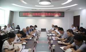 十五届县委第二轮第二巡察组巡察县委办公室工作动员会召开