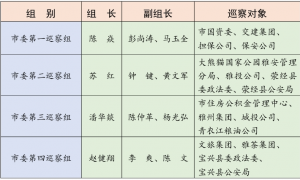 五届雅安市委第五轮巡察对象公布