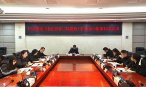 名山区召开区委巡察工作领导小组第13次会议