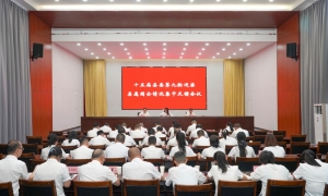 ​十五届县委第九轮巡察县属国企情况集中反馈会议召开