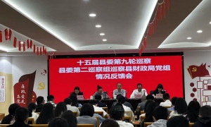 十五届县委第九轮县委第二巡察组巡察县财政局党组情况反馈会召开